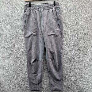 Lululemon License To Train Joggers Mens Medium Gravel Dust Asphalt Grey Pants
